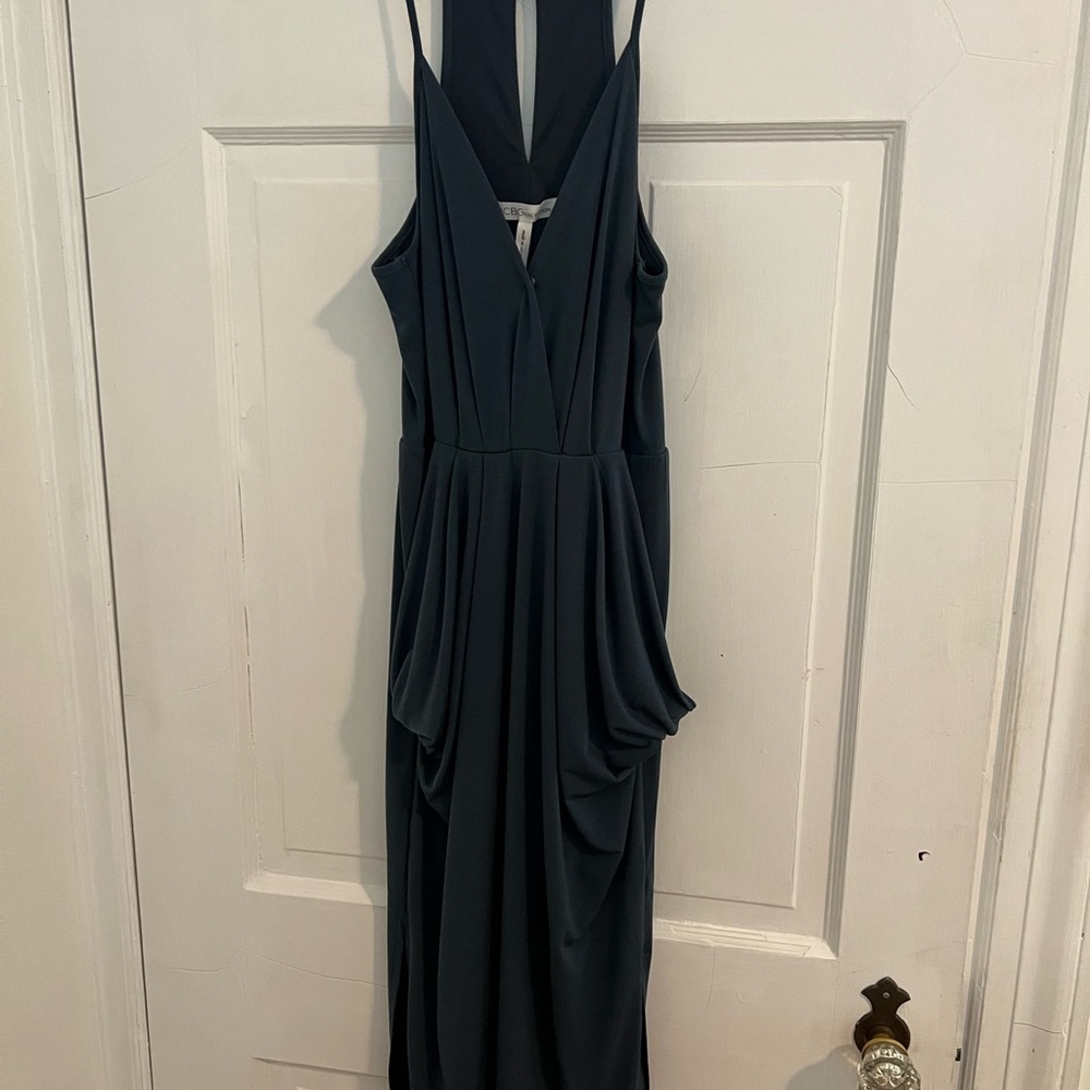 BCBGeneration Deep Blue Backless Dress